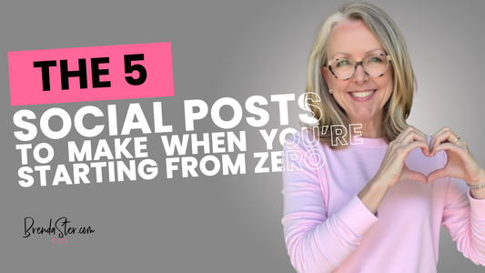 The First 5 Posts to Make When You're Starting From Zero (No Followers, No Clue)