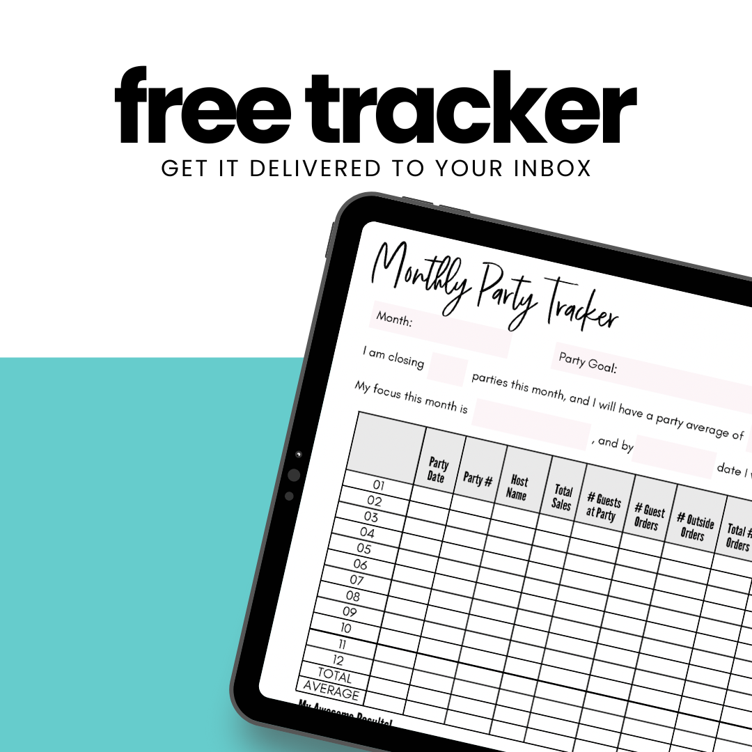 FREE: Monthly Party Tracker