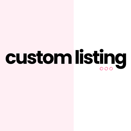 Custom Listing for M.P.