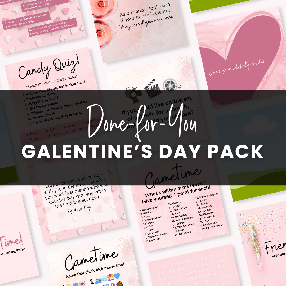 Galentine's Day Graphics Pack