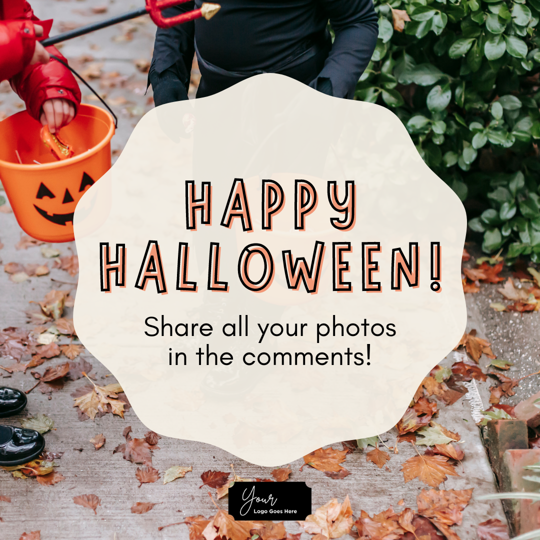 Canva Customizable October/Halloween Social Graphics Templates